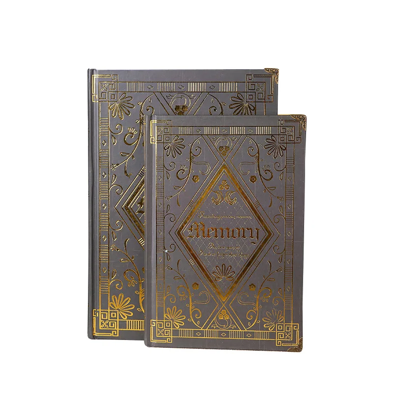 Записная книжка KUANHUA Bronzing с твердой поверхностью дневник A5B5 креативный Ретро толстый блокнот 1 шт
