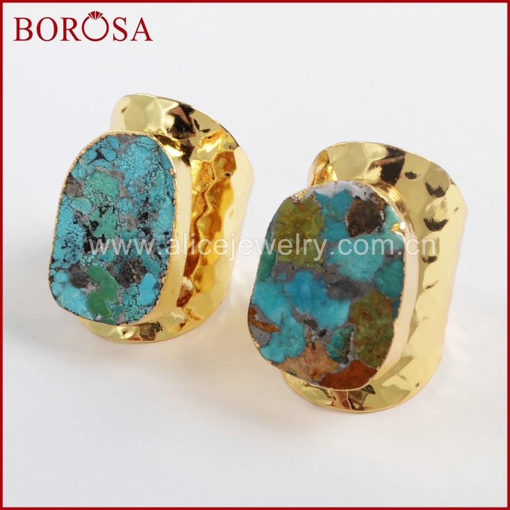 BOROSA 5/10 шт. золотого цвета натуральная медь женское ювелирное изделие Новое
