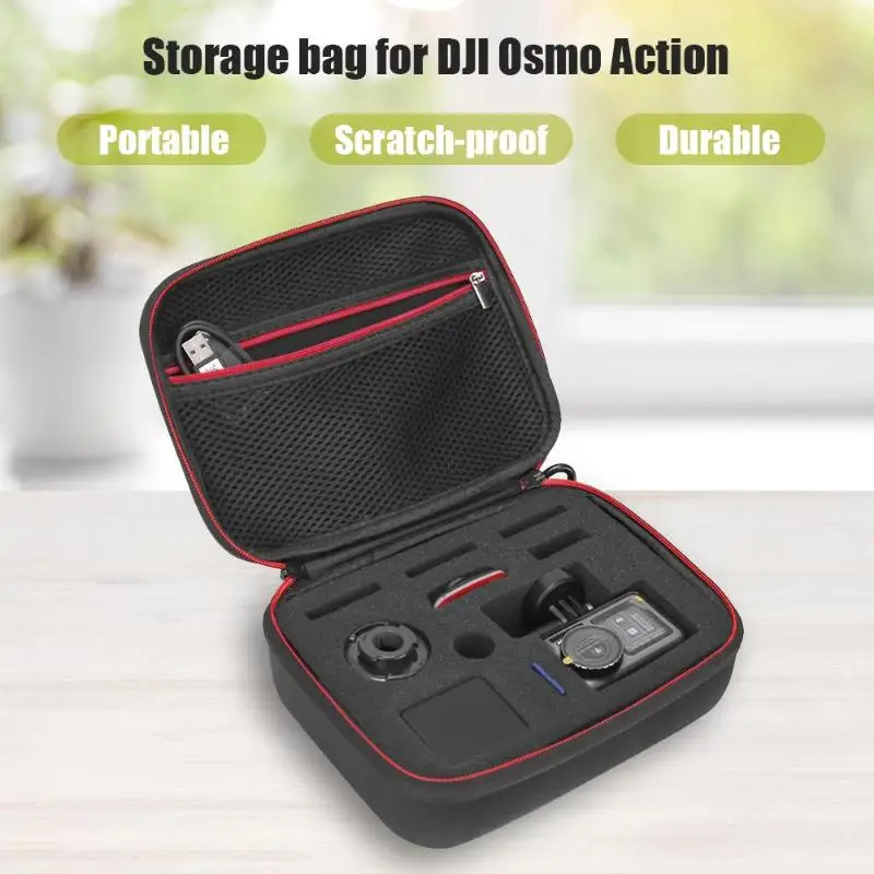 

Portable Carrying Case Protective Bag Storage Foam Bag for DJI OSMO Action