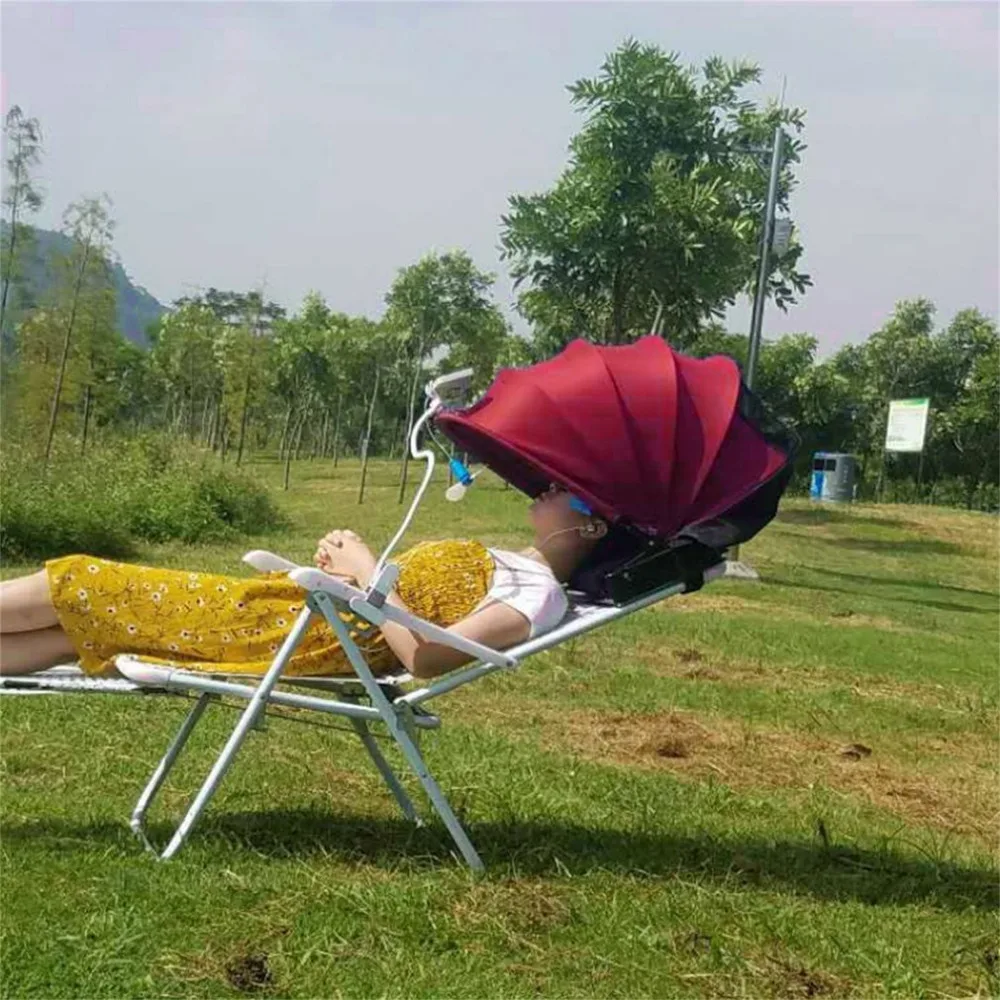

Easy Pop Up Beach Tent Sun Shelter Tent Sun Shade Sunshade Waterproof Polyester Anti-ultraviolet Radiation Mini Fan free shippin