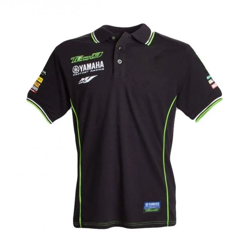 

Moto GP Dirt Bike T-shirt For Yamaha Team Men's Polo Shirt Motorcycle Bike Racing