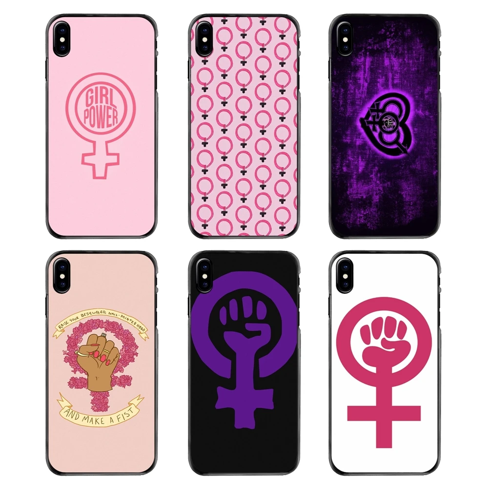 feminist logo Pussy Joke Girly Pink Art For Samsung Galaxy A3 A5 A7 A8 J1 J2 J3 J5 J7 Prime 2015 2016 2017 Hard Phone Shell Case |
