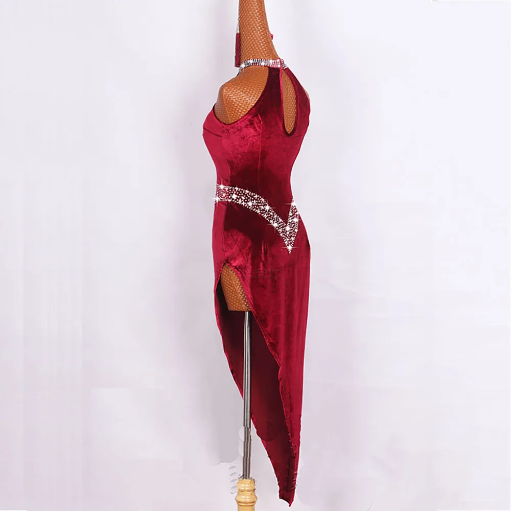 Sexy-Crystals-Latin-Dancing-Dresses-For-Ladies-Red-Wine-Dress-Traditional-Women-Ballroom-Costume-Competitive-Theatrical1