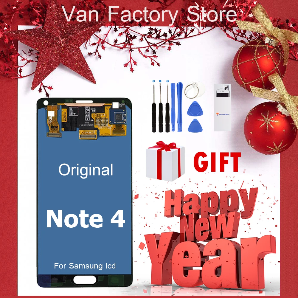 

Note4 100% Original test good working for Samsung Galaxy Note 4 lcd touch screen N9100 n910f n910p n910c n910 LCD Digitizer