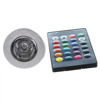 

GU10 3W 16 Color RGB LED Light Bulb Lamp + IR Remote Control