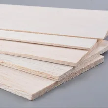 10 шт 300*100 мм деревянная Пластина Модель пробкового дерева листы DIY Дом самолет материал толщиной 1 мм~ 8 мм
