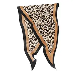 Зимние шарфы 2019 Модные женские саржа сатин алмаз запястье Мягкий Шелковый Леопардовый шарф модный дизайн foulard femme bufanda mujer