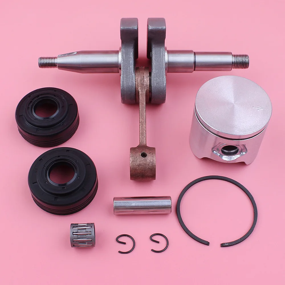 

Crankshaft 44mm Piston Ring Oil Seal Needle Bearing Kit For Husqvarna 350 Chainsaw Replacement Part