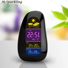 Weather Forecast Temperature Humidity Tester Desktop Alarm Clock Thermometer Hygrometer LED Digital Wireless Digital Alarm Clock Weather Forecast Temperature Humidity Tester Desktop Alarm Clock Thermometer Hygrometer LED Digital Wireless Digital Alarm Clock