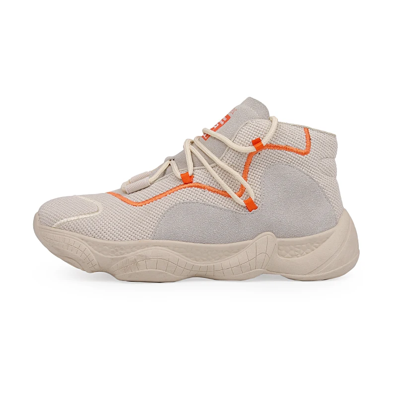 

New Hot Selling Medium Cut Basketball Boots Outdoor Sports Shoes Mesh Breathable Platform Shoes Soft Soles Fashion Sneaker Men