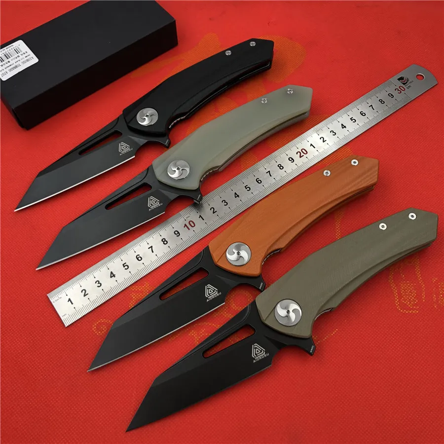 

MAXACE original AIOROSU Fengshen series tornado 440C steel blade G10 handle outdoor camping tools