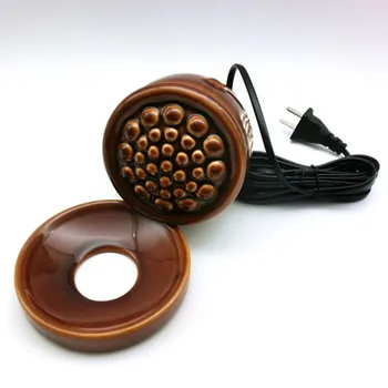 

ceramics chinese moxibustion instrument tank for home cupping acupuncture massager 110V - 220V free shipping