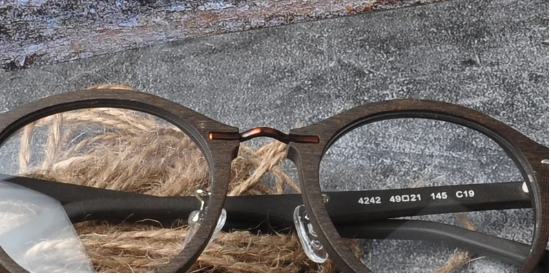 lunetes de vue, Ретро стиль, оправа для очков, для мужчин, прозрачный, анти-синий светильник, линзы, женские очки, деревянная оправа, черный бренд