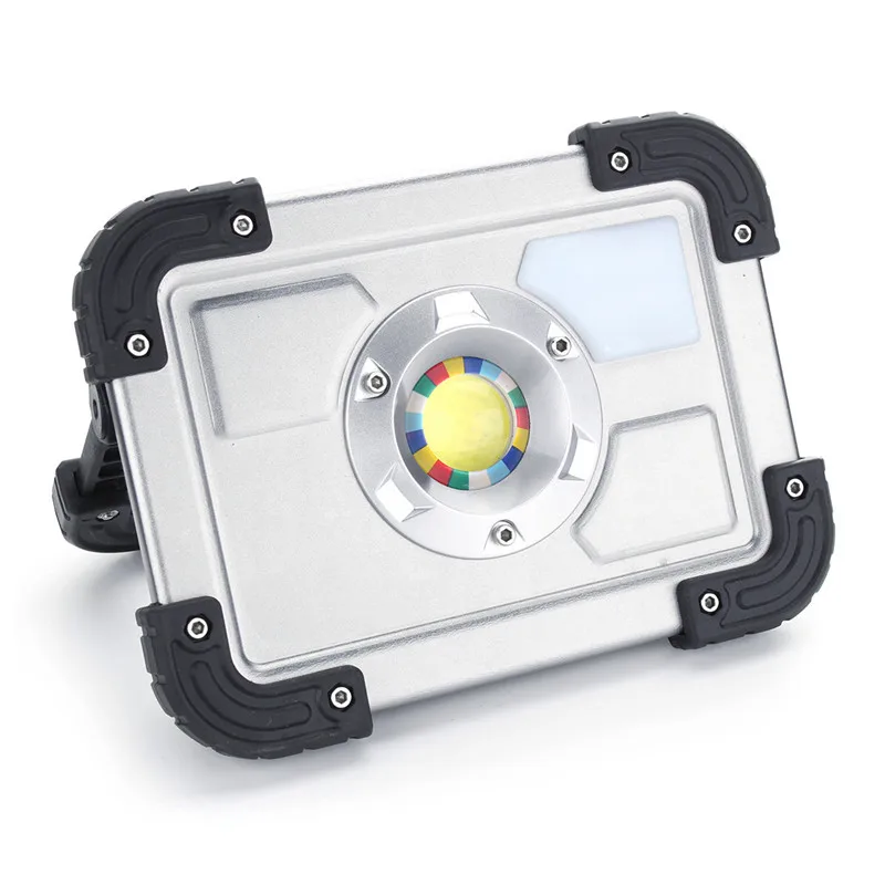 

Safurance 30W LED Portable Rechargeable Flood Light Spot Work Outdoor Lawn Lamp Roadway Safety Traffic Light