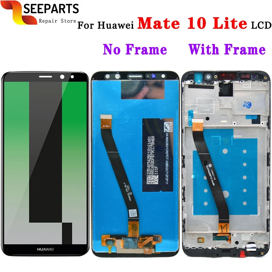 

5.9" 1920x1080 IPS Display For HUAWEI Mate 10 Lite LCD Touch Screen with Frame For HUAAWEI Nova 2i LCD MATE 10 Lite Replacement