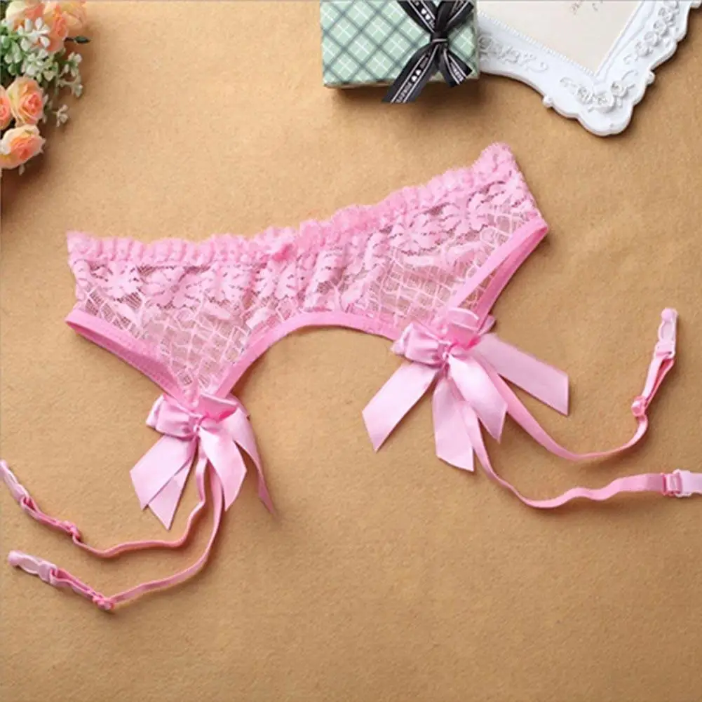 Новое поступление, сексуальные кружевные чулки с вышивкой, пояс для подвязок для женщин, одноцветные подтяжки, высокое качество, розовый цвет