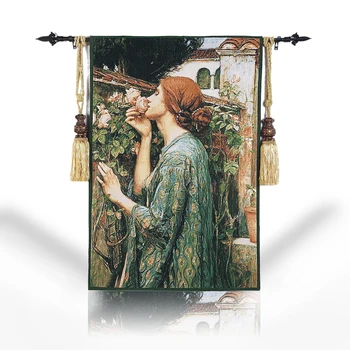 

Cotton Tapestry Belgium Art Wall Hanging Decorative Wall Cloth Tapestries Moroccan Decor aubusson tapiz