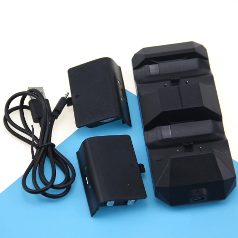 3 в 1 двойной зарядной док-станции+ 2 док-станции батарея+ 1 USB зарядный кабель для xbox ONE аксессуары для беспроводного контроллера