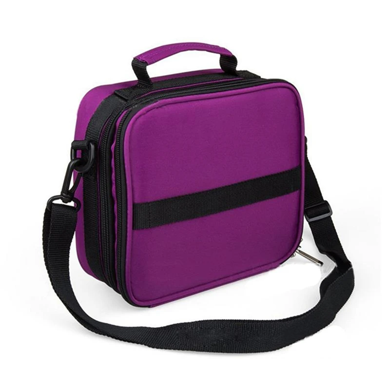 3 لون 42 زجاجات من الحمل المكياج التخزين حقيبة للسفر قوي مزدوجة زيبر التجميل حقيبة 3 لون 42 زجاجات من الحمل المكياج التخزين حقيبة للسفر قوي مزدوجة زيبر التجميل حقيبة