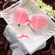 SILVERCELL сексуальный женский розовый бюстгальтер набор кружевное белье нижнее белье пуш-ап мягкий бюстгальтер, нижнее белье наряды Seet ярких цветов