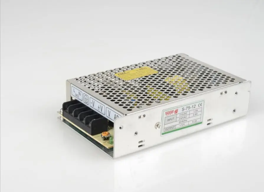 

75W 12V 6.3A Single Output Switching power supply for LED Strip light