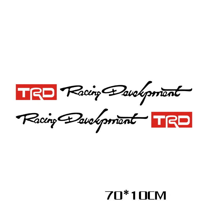 Aliexpress 2pcs Lot Car Sticker Trd Door Decal Aliexpress 2pcs Lot Car Sticker Trd Door Decal Personalized Styling For Toyota Racing Development Black White Color From Reliable