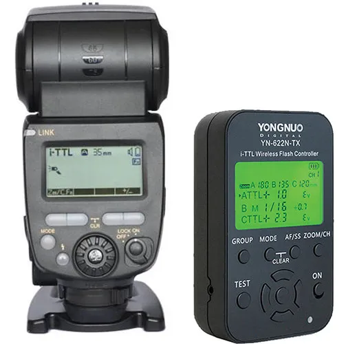 Yongnuo YN685 Wireless TTL Speedlite and YN622N-TX Flash Controller for Nikon DSLR D3200 D5300 D7200 D90 D750 Cameras | Электроника