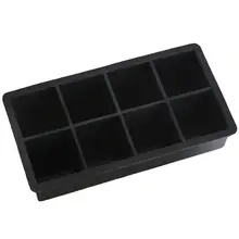 Й силикон для пищевых продуктов, большой лоток для льда, силиконовая форма для льда для виски, коктейлей, мороженого