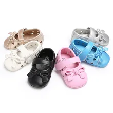 Обувь для детской кроватки с бантом; коллекция года; детская обувь принцессы для маленьких девочек; летняя дышащая обувь с мягкой подошвой; женская обувь