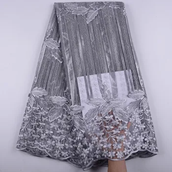 

Best Selling Tulle Laces African Lace Fabric Nigerian French Lace Fabric 2019 High Quality African Tulle Lace Fabric A1430
