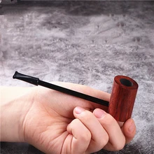 Мини Складная курительная трубка деревянный кальян трубы многоразовые табак фильтр карманный размер сигарета для курительной трубки аксессуары