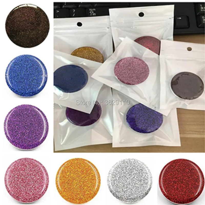 

hopeboth glitter Universal Cell Phone Holders 3M Glue support Stands Latest Grip for Tablets with opp bag