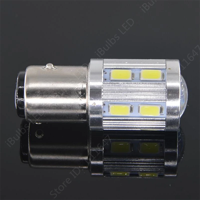 Комплект из 2 предметов, высокое качество P21W/5 Вт 1157 BAY15D 12 SMD 5730 задний фонарь 5630 фонарь стоп-сигнала лампочка указателя поворота Q5 Canbus OBC Error Free