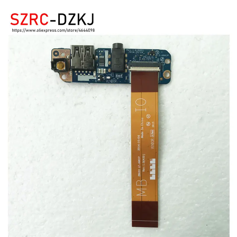 

Оригинал для E7450 Кнопка питания аудиоразъема USB плата с кабелем 110HR 0110HR яркость товара