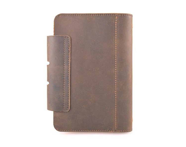 Diário de Viagem Presente de Aniversário do Natal do Vintage para Mulheres dos Homens Material de Escritório Couro Genuíno Notebook Jornal Livro Bjb19 100% a6 4 Cheap leather a6 notebook