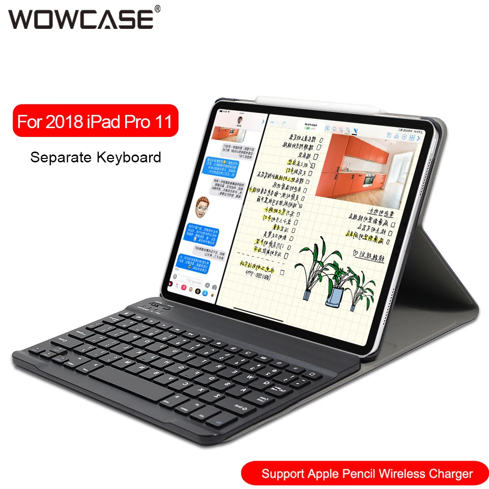 Buy For iPad Pro 11 Keyboard Case Pencil Holder