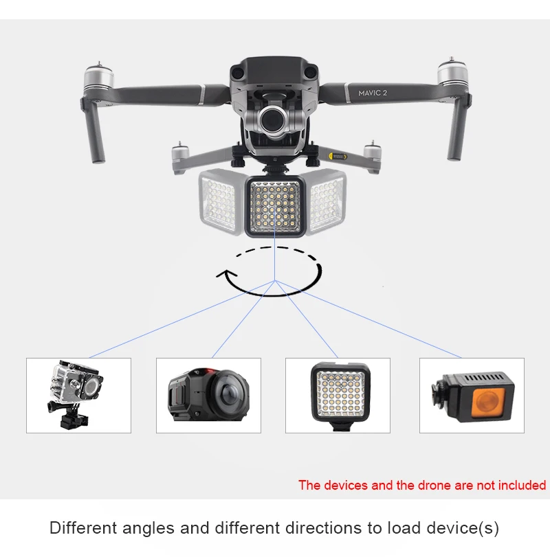 STARTRC DJI Mavic 2 pro крепление для камеры панорамный коннектор для камер с углом обзора 360 Градусов Крепление для DJI Mavic 2 Zoom Drone аксессуары