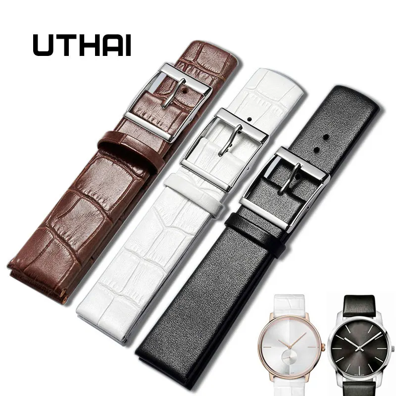 UTHAI Z16 новый дизайн аксессуары для часов Ремешки CK ремешки 14 мм 16 18 20 22 ремешок
