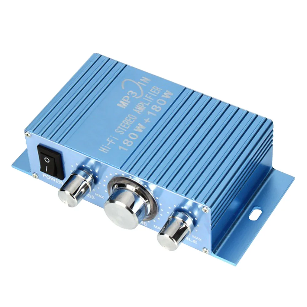 

A6 Mini 2 Channal Hi-Fi Stereo Audio Amplifier Car Home Output Power Volume Control Speaker for Mobile phone MP3 MP4 PC