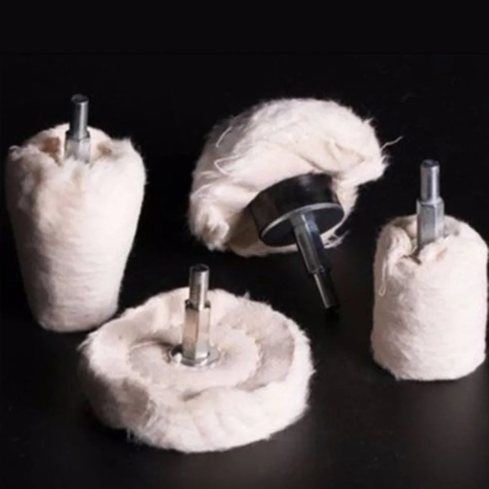 4PCS/SET Polishing Buffing Pad Mop Wheel Drill for Manifold Aluminum