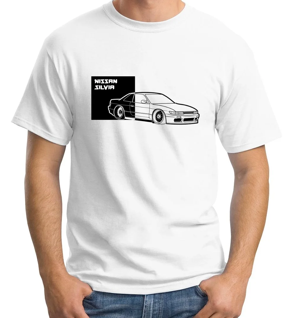 Футболка Japanese Classic Legend Car Silvia S13 Block новинка Комплект запчастей для корпуса Turbo