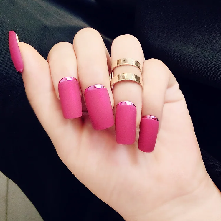 Hand Painted French Manicure Hand Painted French Manicure