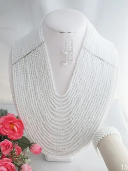 

W-4027 Fashion 2017 Wedding Crystal Beads Jewelry Set