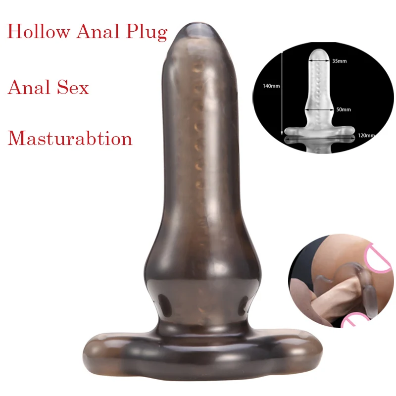 Hollow Anal Plug Prostata Massage Speculum Anus Dildo Man Masturbation Device Gay Sex Toys For Couples | Красота и здоровье