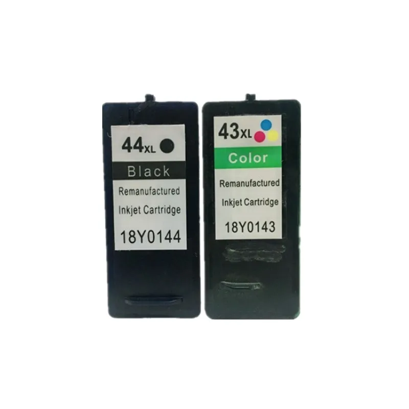 Remanufactured 43 44 High Capacity Ink Cartridge Replacement for Lexmark 44XL 43XL 18Y0144 18Y0143 P350 X4850 X7550 X9575 Z1520 |