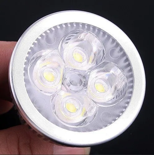 Бесплатная доставка 10X led GU10 12 Вт база холодный белый теплый 4X3W светодиодная