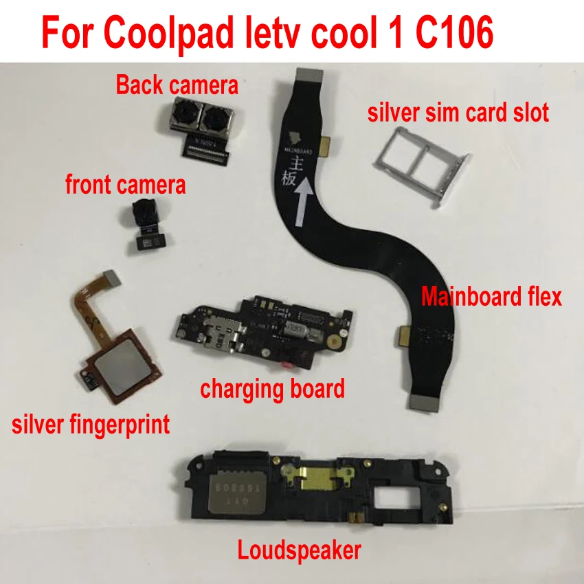 Гибкий кабель для Letv LeEco Coolpad cool1 C106 с разъемом sim карты|Шлейфы мобильных телефонов|