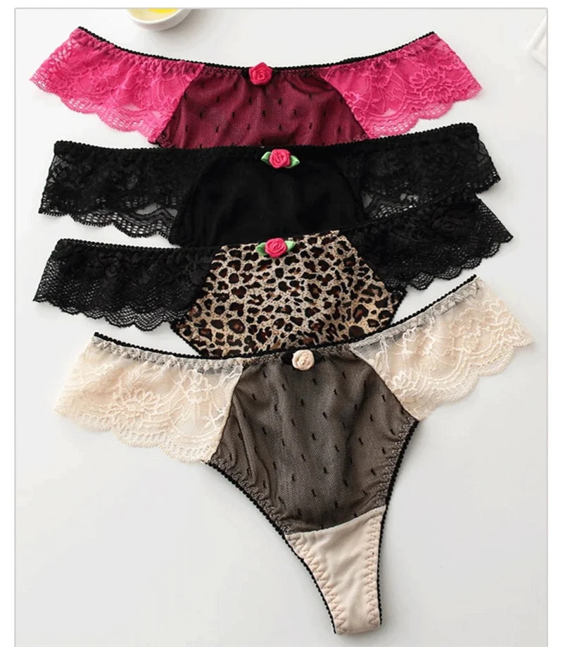 M L XL XXL XXXL Sexy Ladies Thong Low Waist Buttocks Bandage G Strings Thongs Women Panties Underwear Briefs G-Strings Tanga (12)