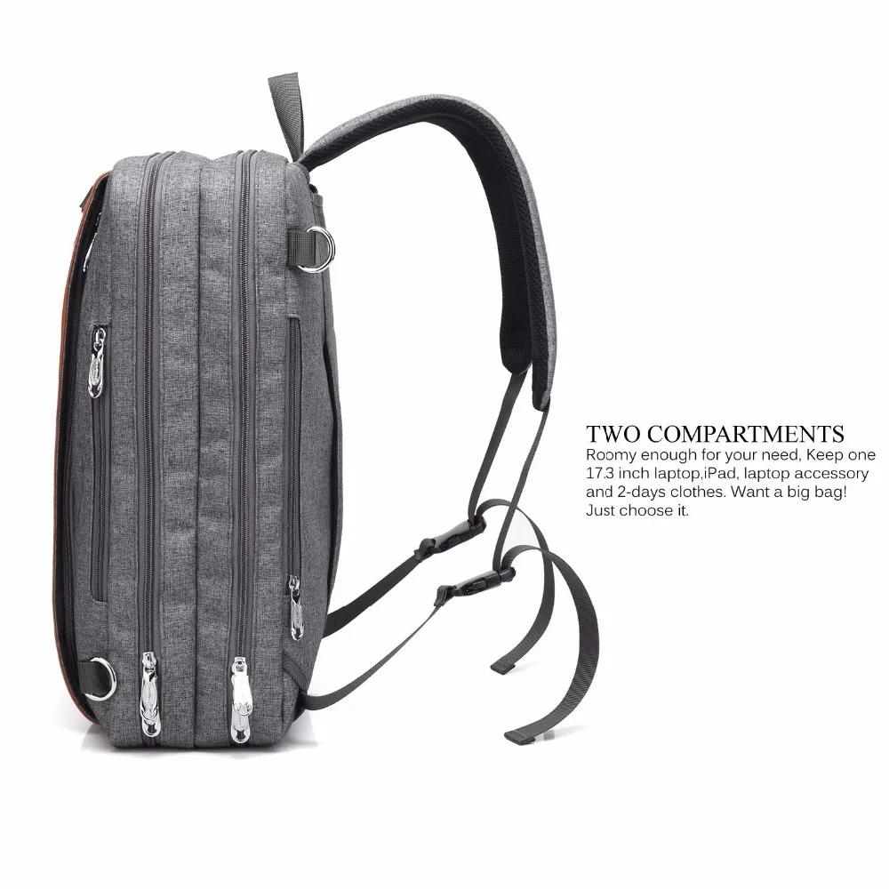 COOLBELL рюкзак 17,3 дюймов рюкзак для ноутбука многофункциональный большой емкости студенческий рюкзак модный бизнес рюкзак для путешествий