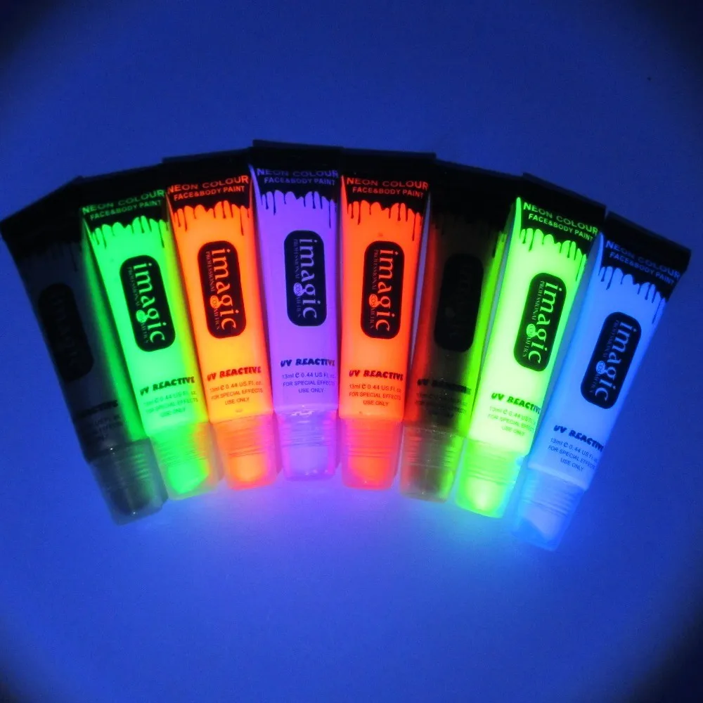 Buy IMAGIC 8 colors makeup beauty Fluorescent paint